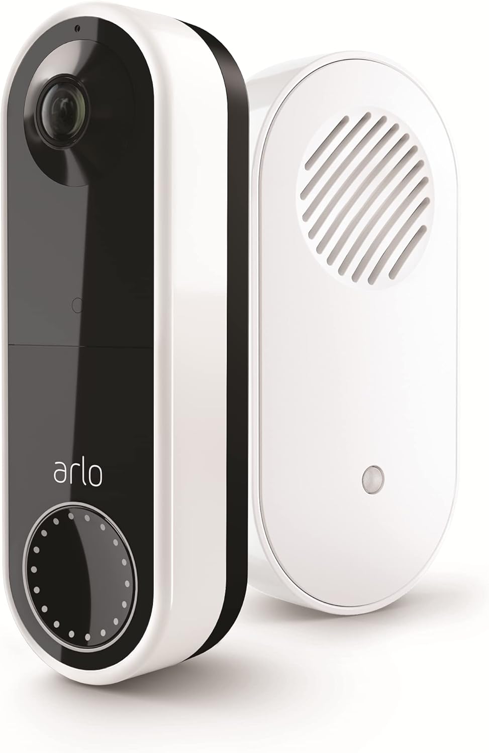 Arlo Essential Wireless Video Doorbell Security Camera & Chime, 1080p HD, 2-Way Audio, Smart Package & Motion Detection, Loud Siren, Night Vision, with Free Trial of Arlo Secure, AVDK2001