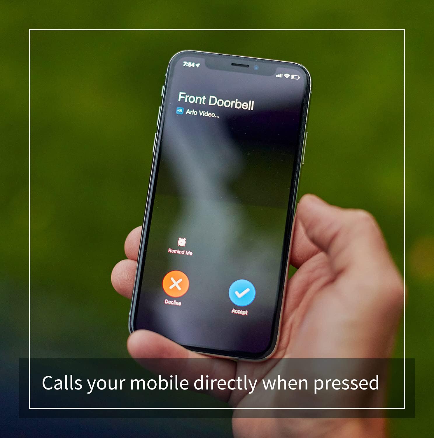 Arlo Essential Wireless Video Doorbell Security Camera & Chime, 1080p HD, 2-Way Audio, Smart Package & Motion Detection, Loud Siren, Night Vision, with Free Trial of Arlo Secure, AVDK2001 - Image 3